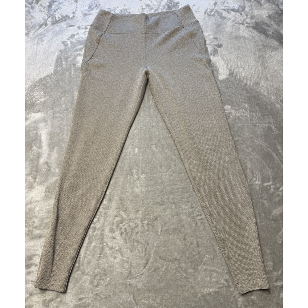 Athleta Women’s Delancey Herringbone Leggings Pants Size‎ Small With Zip Pockets